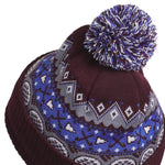 adidas Mens Climawarm Pom Beanie Maroon KG7067