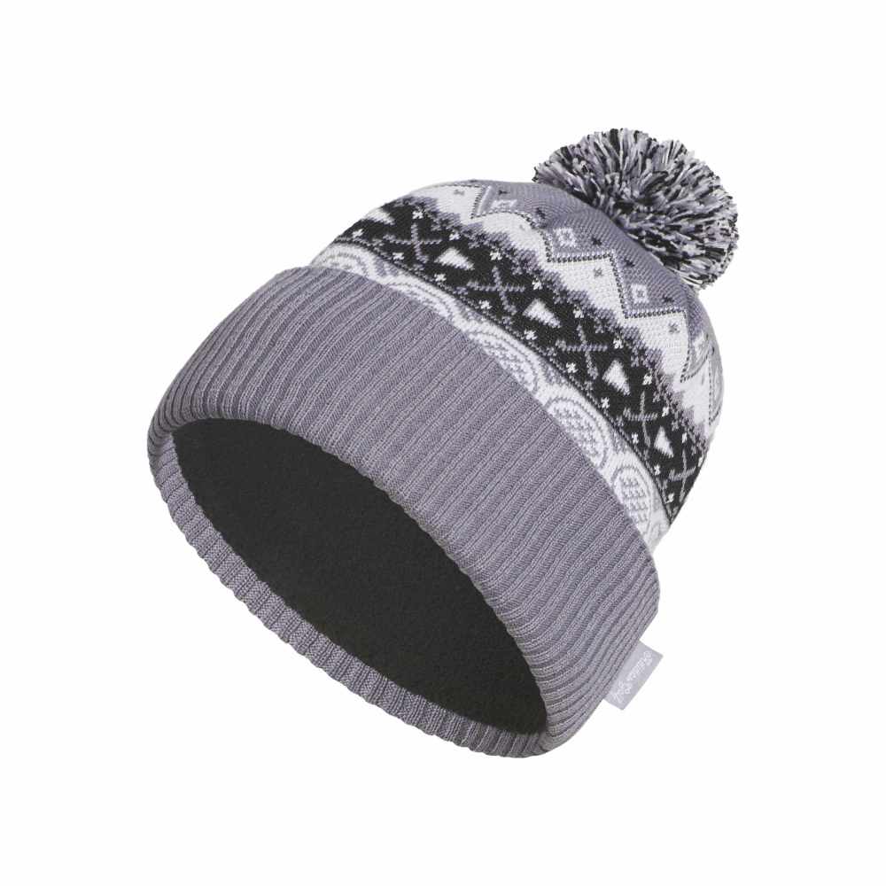 adidas Mens Climawarm Pom Beanie Slate KG7068