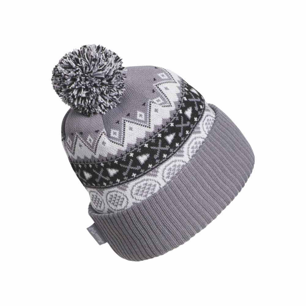 adidas Mens Climawarm Pom Beanie Slate KG7068