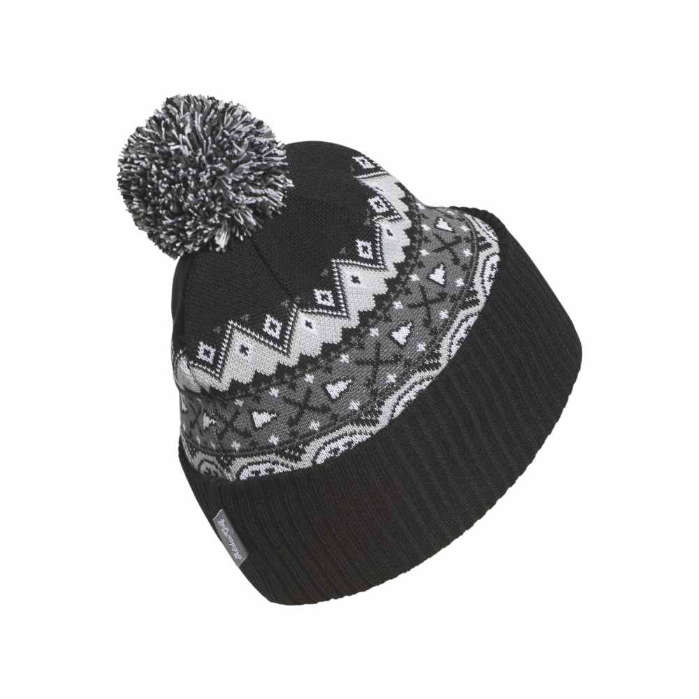adidas Mens Climawarm Pom Beanie Black KG7069