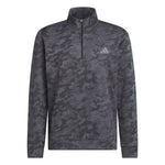 adidas Mens Ultimate365 Durable Water Repellent Quarter Zip Mid Layer Black/Grey Four KG7169