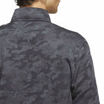 adidas Mens Ultimate365 Durable Water Repellent Quarter Zip Mid Layer Black/Grey Four KG7169