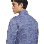 adidas ULTIMATE365 Durable Water Repellent Quarter-zip Sweatshirt Dual Indigo / Frozen Lemon