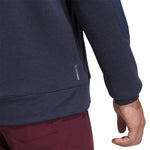 adidas Mens Ultimate365+ Course Control Hybrid Quarter Zip Mid Layer Collegiate Navy KG7198