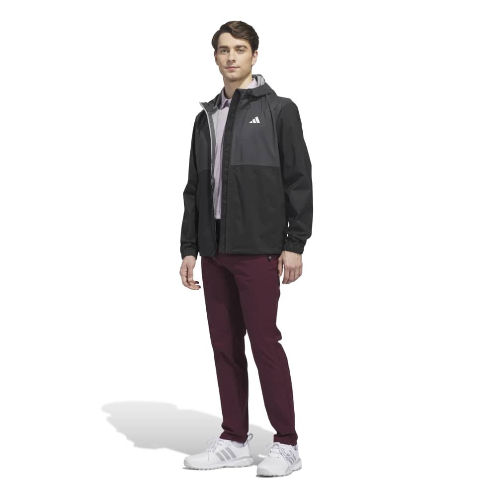 adidas Mens Ultimate365 Climaproof Full Zip Waterproof Jacket Black KG7238