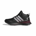 adidas Mens R2C Mid Climaproof Golf Shoes Black/Silver/Maroon