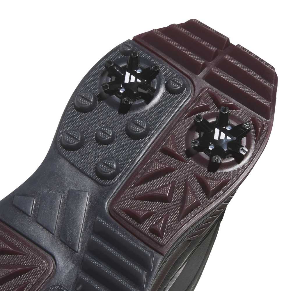 adidas Mens R2C Mid Climaproof Golf Shoes Black/Silver/Maroon