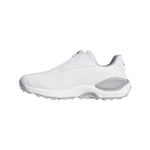 adidas Mens CODECHAOS BOA 27 Spikeless Golf Shoes - White/Silver Met./Halo Silver