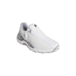 adidas Mens CODECHAOS BOA 27 Spikeless Golf Shoes - White/Silver Met./Halo Silver
