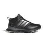 adidas Mens R2C MID Climaproof Spiked Golf Boots - Black/Iron/Silver