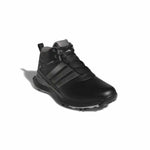 adidas Mens R2C MID Climaproof Spiked Golf Boots - Black/Iron/Silver