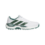 adidas Mens CODECHAOS 27 Spikeless Golf Shoes - White/Collegiate Green/Silver Met.