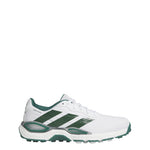 adidas Mens CODECHAOS 27 Spikeless Golf Shoes - White/Collegiate Green/Silver Met.
