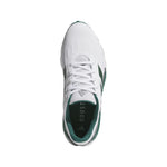 adidas Mens CODECHAOS 27 Spikeless Golf Shoes - White/Collegiate Green/Silver Met.