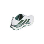 adidas Mens CODECHAOS 27 Spikeless Golf Shoes - White/Collegiate Green/Silver Met.