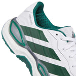 adidas Mens CODECHAOS 27 Spikeless Golf Shoes - White/Collegiate Green/Silver Met.