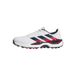 adidas Mens CODECHAOS 27 Spikeless Golf Shoes - White/Collegiate Navy/Pure Ruby