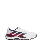 adidas Mens CODECHAOS 27 Spikeless Golf Shoes - White/Collegiate Navy/Pure Ruby