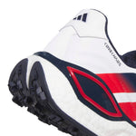 adidas Mens CODECHAOS 27 Spikeless Golf Shoes - White/Collegiate Navy/Pure Ruby