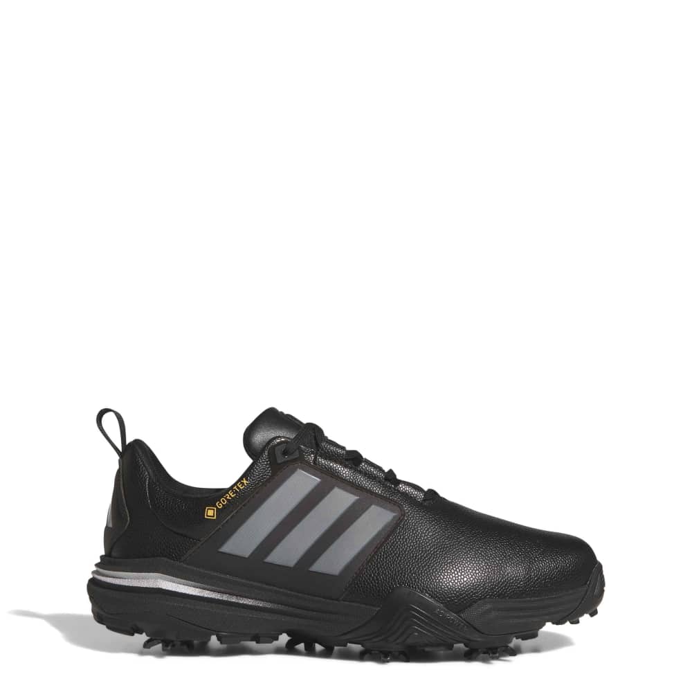 adidas Mens Adipower Gore Tex Wide Spiked Golf Shoes Core Black/Iron Metallic/Silver Metallic KK0667