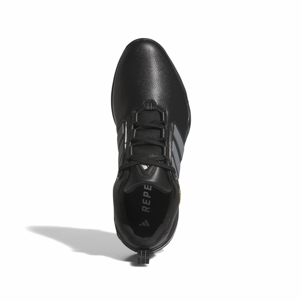 adidas Mens Adipower Gore Tex Wide Spiked Golf Shoes Core Black/Iron Metallic/Silver Metallic KK0667