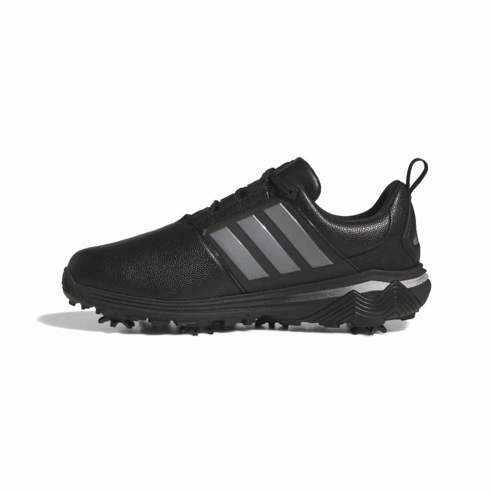 adidas Mens Adipower Gore Tex Wide Spiked Golf Shoes Core Black/Iron Metallic/Silver Metallic KK0667