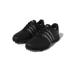 adidas Mens Tour360 Gore Tex Wide Spiked Golf Shoes Core Black/Iron Metallic/Lucid Red KK0789