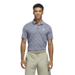 adidas Ultimate365 Feather Print Polo Shirt White / Collegiate Navy