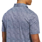 adidas Ultimate365 Feather Print Polo Shirt White / Collegiate Navy