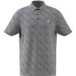 adidas Ultimate365 Feather Print Polo Shirt White / Collegiate Navy
