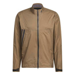 adidas Mens Ultimate365 Tour Climaproof+ Full Zip Jacket Khaki Six KS3426