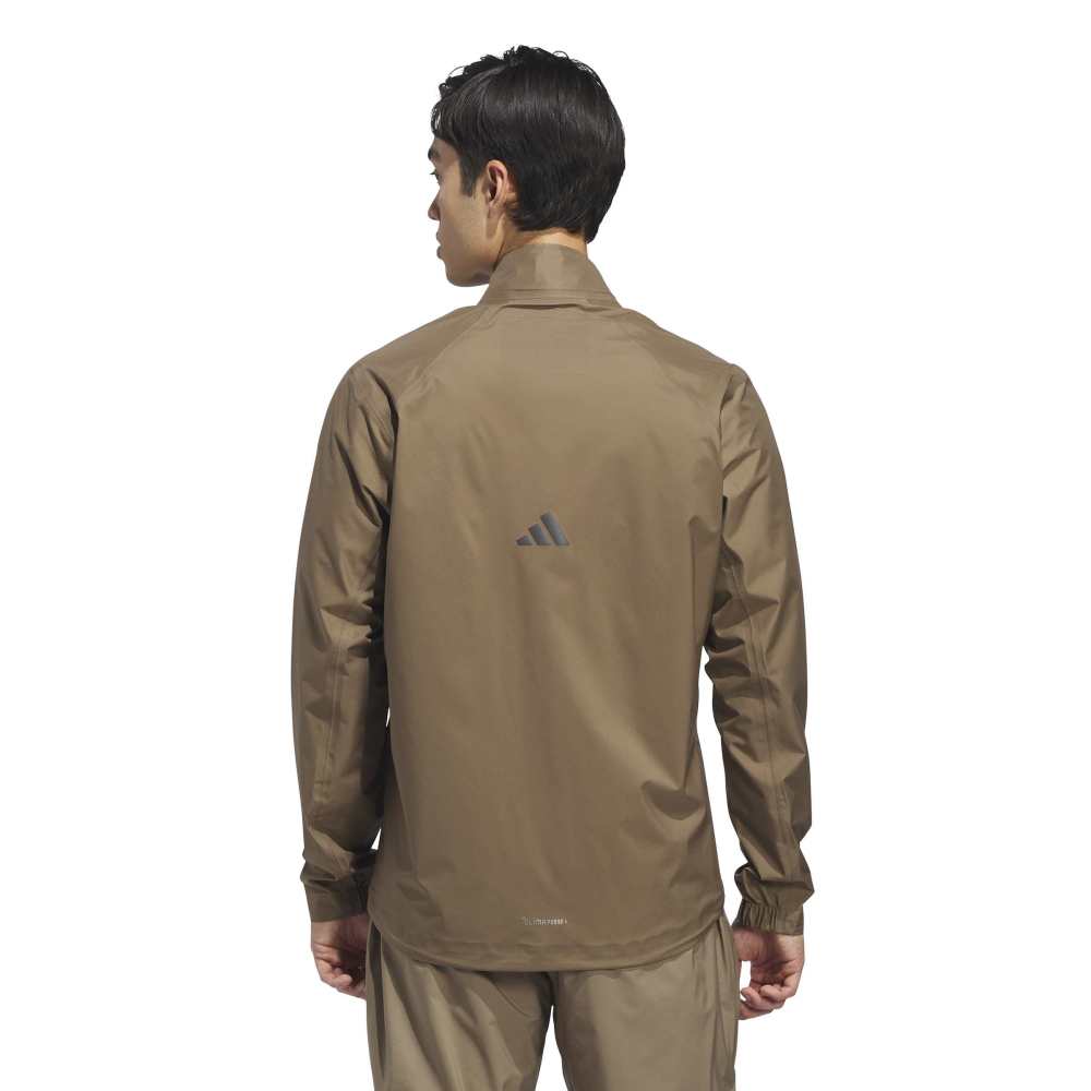 adidas Mens Ultimate365 Tour Climaproof+ Full Zip Jacket Khaki Six KS3426
