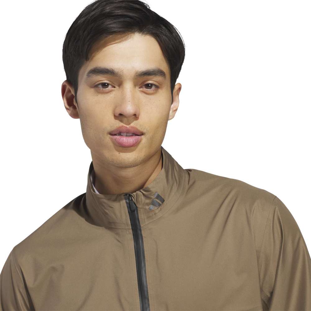 adidas Mens Ultimate365 Tour Climaproof+ Full Zip Jacket Khaki Six KS3426