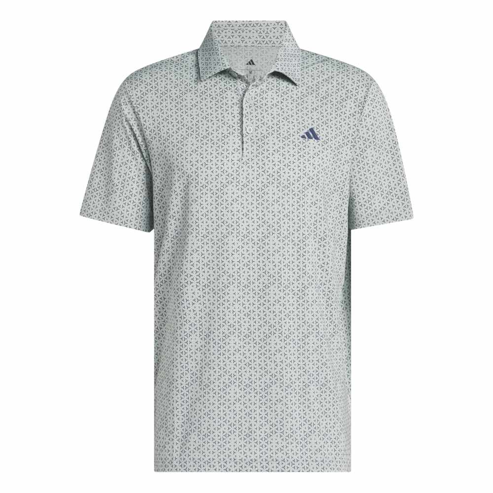 adidas Ultimate 365 Mesh Tango Print Climacool Polo Shirt - Wonder Sage/Navy