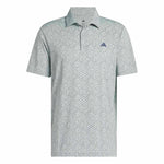 adidas Ultimate365 Mesh Tango Print Climacool Polo Shirt Wonder Sage / Collegiate Navy