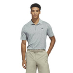 adidas Ultimate365 Mesh Tango Print Climacool Polo Shirt Wonder Sage / Collegiate Navy