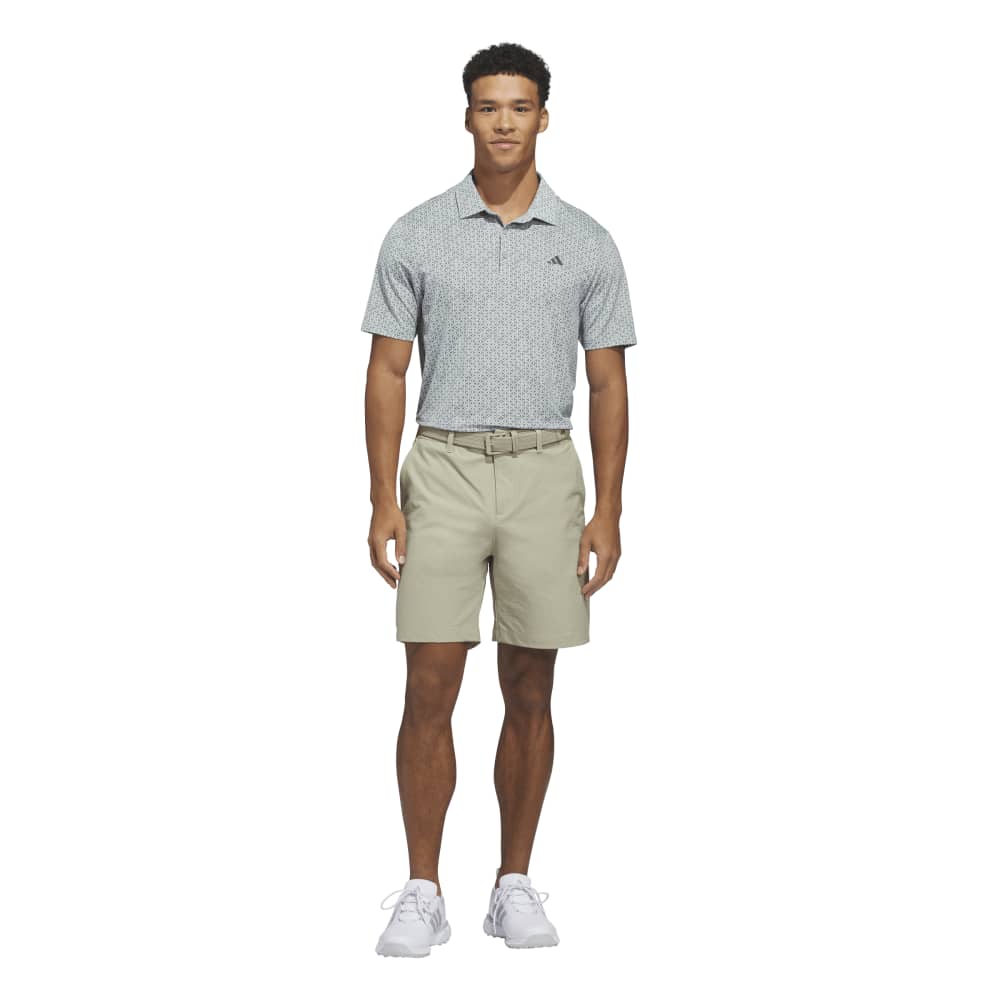 adidas Ultimate365 Mesh Tango Print Climacool Polo Shirt Wonder Sage / Collegiate Navy