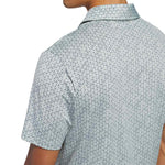 adidas Ultimate365 Mesh Tango Print Climacool Polo Shirt Wonder Sage / Collegiate Navy