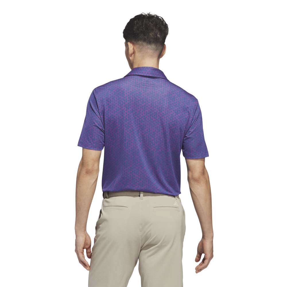 adidas Ultimate 365 Mesh Tango Print Climacool Polo Shirt Dupe/lucpnk