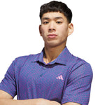 adidas Ultimate 365 Mesh Tango Print Climacool Polo Shirt Dupe/lucpnk