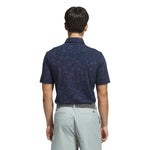 adidas Ultimate365+ Climacool Butterspun Mighty Blossom Print Polo Shirt Conavy