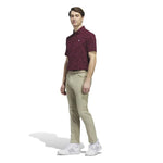adidas Mens Ultimate365+ Climacool Butterspun Mighty Blossom Print Polo Shirt Maroon KU1176