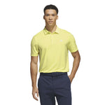 adidas Mens Ultimate365 Solid Polo Shirt Frozen Lemon