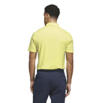 adidas Mens Ultimate365 Solid Polo Shirt Frozen Lemon