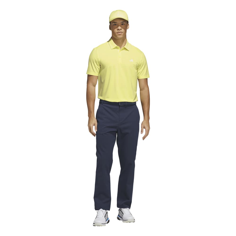 adidas Mens Ultimate365 Solid Polo Shirt Frozen Lemon