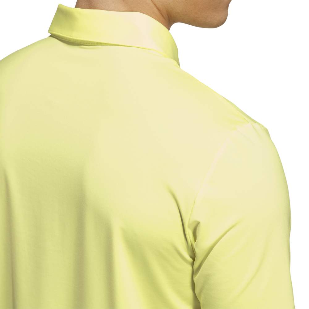 adidas Mens Ultimate365 Solid Polo Shirt Frozen Lemon
