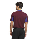 adidas Mens Beyond The Course Vent Twistknit Polo Shirt Maroon/Dual Indigo KV3850