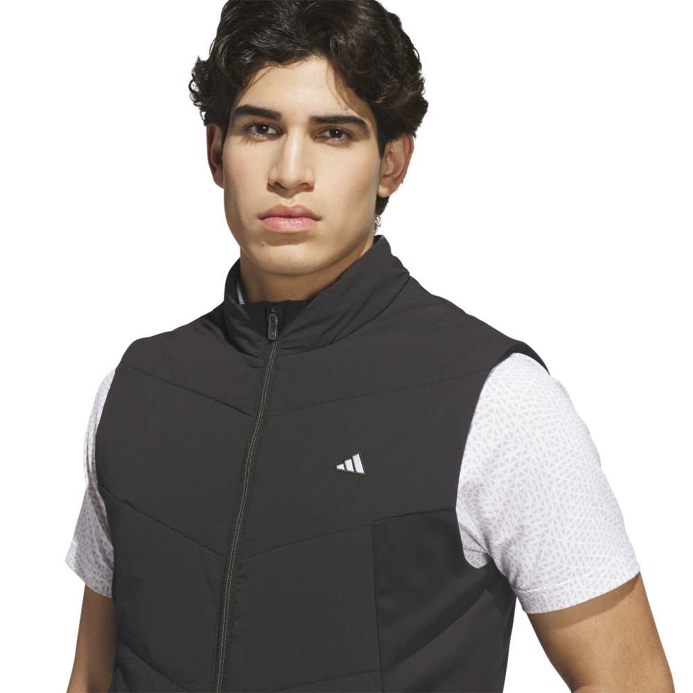 adidas Mens Ultimate365+ Course Control Quilted Vest Black KW1711