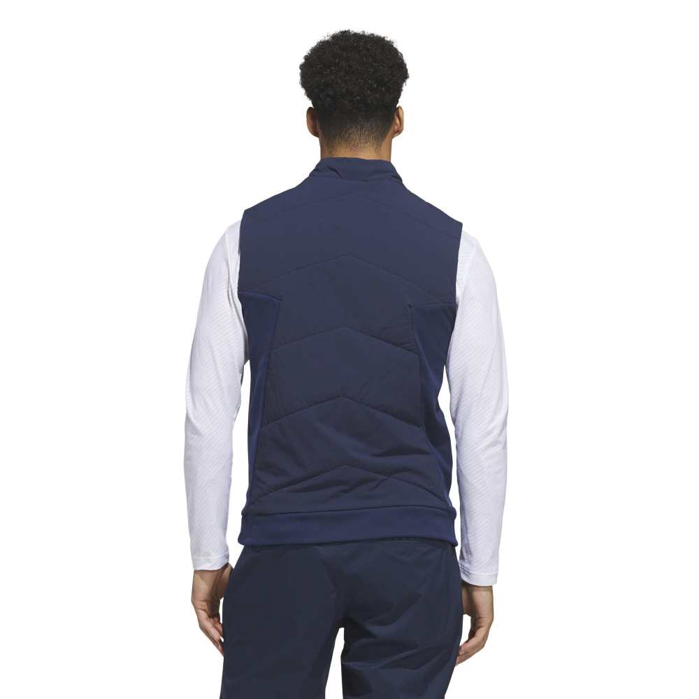 adidas Mens Ultimate365+ Course Control Quilted Vest Collegiate Navy KW1712