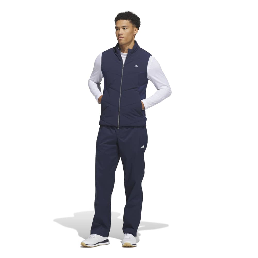 adidas Mens Ultimate365+ Course Control Quilted Vest Collegiate Navy KW1712